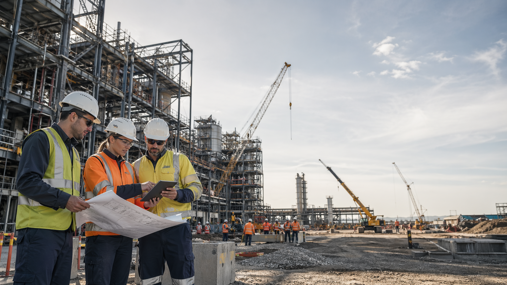 Construction and civil workers